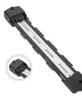 Beefy E Bike Bottom Base Mount Plate With 5 Pin Interface Heavy Duty ABS Bracket for Secure Battery Install, black finish