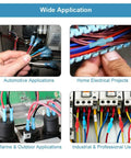 Premium Nylon Insulated Spade Connector Kit With 100 Pcs Quick Disconnect Terminals in various applications
