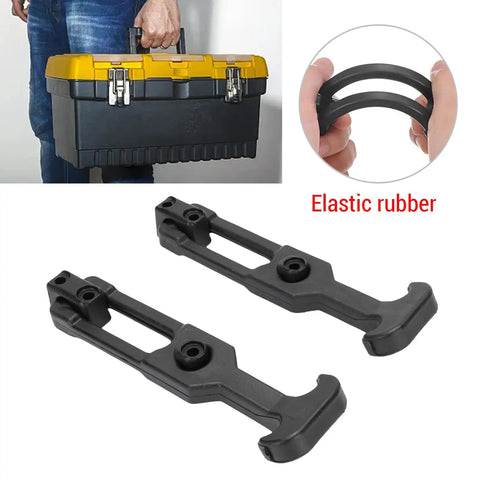 Beefy Rubber Draw Latch Kit With Grippy Comfort for tool boxes, elastic rubber material shown in detail, 300N capacity