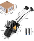 P1P And P1S Hotend Kit For P1 Series 3D Printer, Hardened Steel Hot End With Fan, Thermistor, Ceramic Heater, 0.4mm Nozzle dimensions