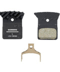 BRBX Disc Brake Pads With Alloy Back Resin L05A W Fin Black One Size Slim Design with Ice-Tech cooling fins