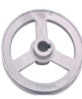 V Type Timing Pulley Belt For Industrial Sewing Machine Replacement Timing Wheel Inner Using Premium Aluminum Alloy Construction, 120mm size.