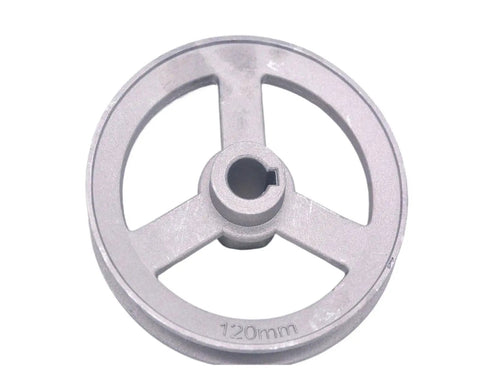 V Type Timing Pulley Belt For Industrial Sewing Machine Replacement Timing Wheel Inner Using Premium Aluminum Alloy Construction, 120mm size.