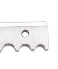 Close-up of precision CNC 6061 aluminum Rebuild Vise Shaft Clamp Kit for Fox RockShox Manitou DVO Forks and Shocks, 18 sizes