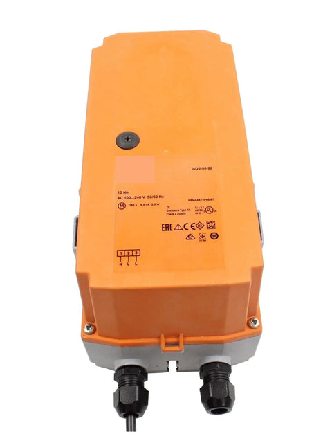Heavy Duty Electric Damper Actuator SMD230A NMD230A AC220V 20 Second Cycle with wiring ports and control markings.
