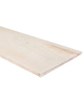 Top Shelf Solid Maple Board Unfinished Wood Plank Kiln Dried One Side Sanded 1/4 x 5.5 x 24 inch ready for crafts.