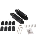 Hidden 3D Adjustable Door Hinges 2 Pack Heavy Duty Concealed Hinges Built In Spacers For Wood And Metal Commercial Doors No Door Removal Required