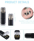 Dual Wire Plug In Connectors With Buckle Terminal Block Waterproof Cable Clamps For Quick Snap Installation No Tools Required Great For DIY Projects Model Kits And Low Voltage Decor 40 Pieces, showing size and design.