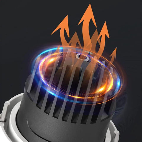 Xghwnpd 4Pack Led Downlight 3.5Inch Retrofit Can Lights Recessed Lighting heat dissipation design with cooling fins