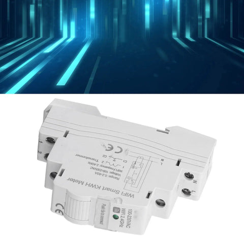 Smart Power Energy Meter Home Electricity Monitor measuring device for Kwh usage on large appliances, plug and play.