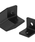 Beefy Black Rafter Clips And Brackets For Wooden Battens And Timber Beams Ceiling Joists, pack of ten steel corner braces