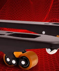Heavy Duty Manual Pallet Jack Full Electric Truck With 3300 Lbs Capacity And Thickened Alloy Frame showing wheels and frame details.