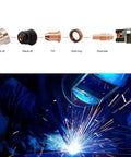 Titanium Plasma65 Compatible TI PC65 IPT 65 Plasma Cutter Consumables Kit with nozzles electrodes cups and 23 piece tips set