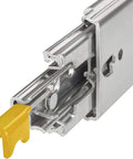 Tough As Nails Heavy Duty Locking Drawer Slide Rails With Full Extension Ball Bearing Side Mount Hardware showing the interior mechanics.