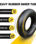 Universal 13x5.00-6 Inner Tube With Straight Valve Stem Premium Rubber Fits Lawn Mower ATV Razor Dirt Quad