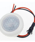 220V PIR Motion Sensor Switch Auto On Off Light Control Detector Module For Home Office Hallways And Stairways Human Body Induction Sensor With 50Hz Compatibility And Easy Install No Fuss, white wired module