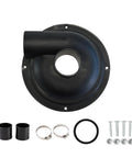Heavy Duty Cyclone Dust Separator Filter For Vacuum Cleaners DIY Workshop Collection System 7.76 Inch Black attachment and accessories