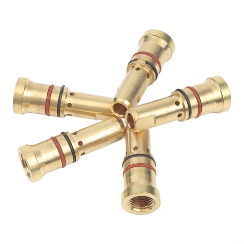 Copper Gas Diffuser Nozzles For MIG Welding Guns 4335 Style, Compatible With 1500 4280 7400 Series Tips And Q S 200-300A, 5 Pack