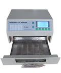 800W Infrared Reflow Oven Soldering Station With Hot Air Circulation For PCB Boards Ideal For SMD SMT BGA Rework Front View