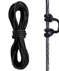 10 Ft D Loop Rope For Compound Bowstring Archery, Nocking Loop Release String, No Fuss Setup D Loop String, Adjustable Size, Black