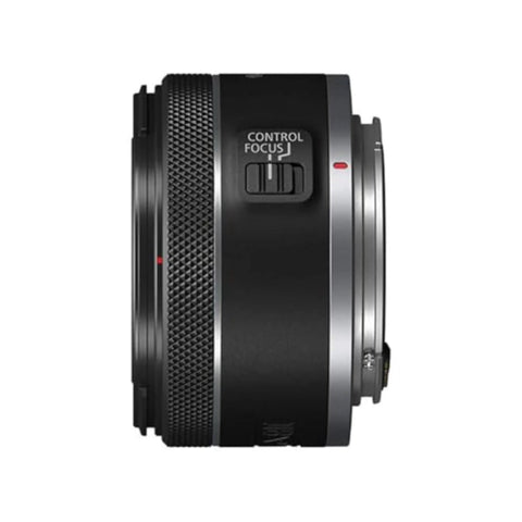Side view of 50mm F1.8 STM Prime Lens For Mirrorless Cameras With Control Ring and Smooth Quiet Auto Focus for EOS R Series