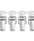 Heavy Duty Stainless Steel Vintage Duck Mouth Lock Buckle Kit For Chest Box Case Suitcase Cabinet Mini Toggle Hasp Latch Clamp Set