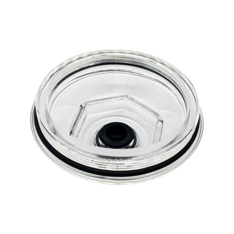 Close-up of 4 Pack Oil Cap Kit Replacement For Dexter 9K 10K 12K And 15K Axles 21 To 36 Thread 4.0 Inch Oil Bath Dust Caps