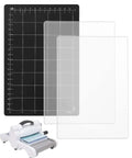 Pro Grade Magnetic Die Cutting Shim And Cutting Pads Kit 9x6 Inch Magnetic Mat With Grid And Two Transparent Cutting Pads