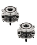 Two Pack Front Wheel Hub Bearing Assemblies Replacement For 2006 2012 Toyota RAV4 L4 And Compatible With Lexus HS250H
