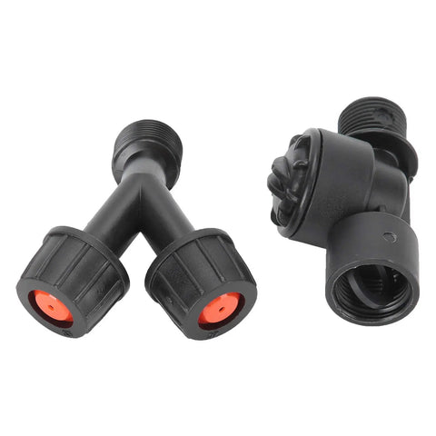 Sprayer Nozzle 0.7 Inch Thread Plastic Nozzle For Water Saving Irrigation And Spraying, Dual Drip Proof Design shown with thread detail