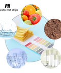 80 Strips Pack PH Tester Strips Full Range 1 to 14 Litmus Paper For Saliva Urine Water Soil And Chemistry Experiments
