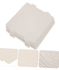 10 Pieces Microwave Waveguide Mica Sheets Heat Resistant Insulation Covers for Oven Cavity Walls