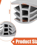 Close-up of Flexible EPDM Rubber Expansion Joint Filler, showing product size dimensions for DIY concrete and driveway repair.