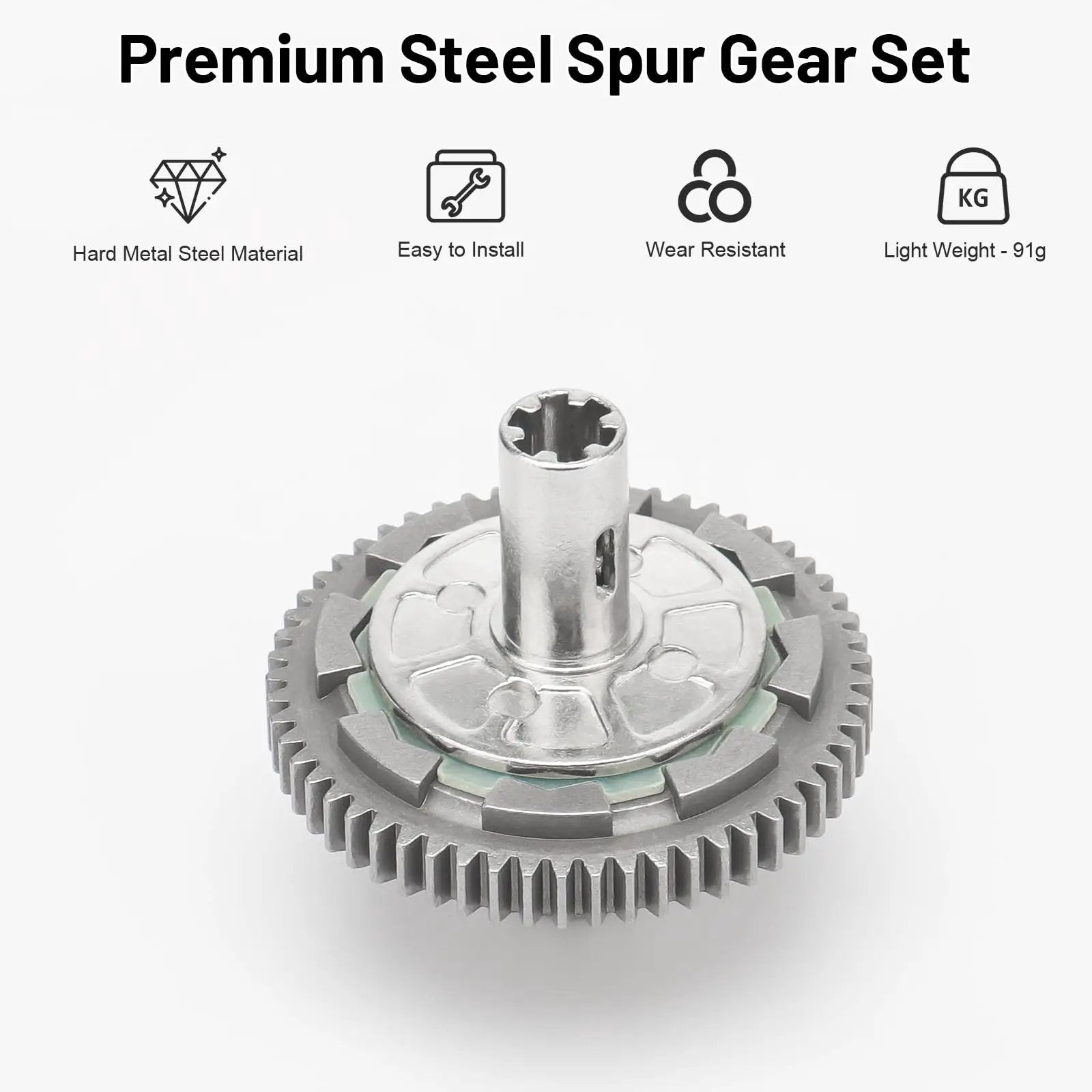 57T Metal Slipper Clutch Spur Gear Upgrade for Arrma ✓