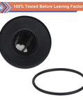 Top view of Two Pack Engine Oil Filter Set For Mercedes Benz C Class CLS E Class CLE S ML SL Series Replaces 2761800009 with O-ring