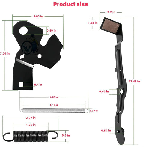 532151785 Mower Arm Bracket Roller Cam Kit For Husqvarna And Craftsman Riding Mowers With 42 Inch Deck Replacement Assembly Includes Idler Arm Bracket Brake Arm And Spring