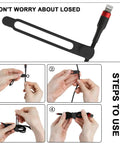 Silicone Cable Straps Set 24 Pcs For Bundling Earphones Chargers Cords And Wires Reusable Elastic Easy To Clean Cable Ties