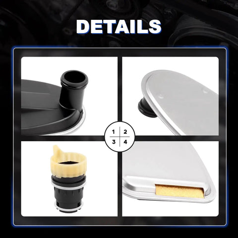 Automatic Transmission Filter Oil Pan Gasket Kit For 722.6 Transmission Direct Fit Details View