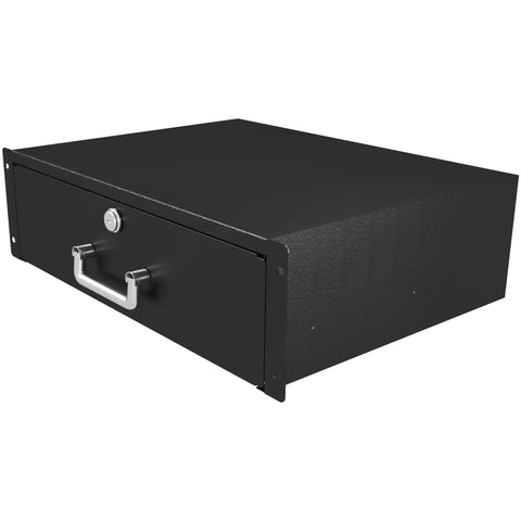 Rock Solid 3U Server Rack Drawer Featuring Slick Lockable Mechanism Designed For Standard 19 Inch Rack Mount Cabinets Providing Secure Gear Storage And Zero Hassle IT Organization