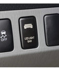 Toyota LED Light Bar Symbol Push Button Switch With White Backlight On Off Rocker Connector Wire Kit Direct Replacement