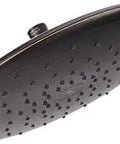 Spectra Rain Shower Head With 11 Inch Wide Shower Spray Water Saving 1.8 GPM Legacy Bronze Finish High Pressure Downpour