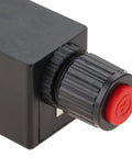 Push Button Ignition Kit For Gas Grill And Fire Pit With 11.8 Inch Electrode Cable Easy Spark Igniter Replacement shown in black plastic