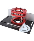 Heavy Duty Router Table Lift System Featuring Rock Solid Aluminum Construction And Buttery Smooth Vertical Adjustments For DIYers Who Demand Killer Precision On Every Cut.