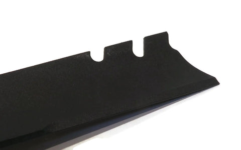 Close-up of 22 Inch Recycler Mower Replacement Blade For Tooth Mulcher Genuine 131-4547-03 59534P Display Pack Heavy Duty OEM Grade.
