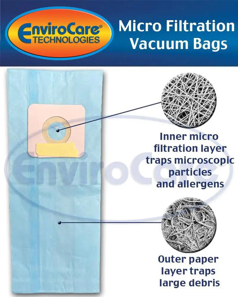 Replacement Micro Filtration Vacuum Dust Bag Set 12 Pack For Riccar 2000 4000 Vibrance Series And Simplicity 5000 6000 Symmetry Type A Go To Spare Kit For Upright Cleaners