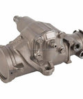 Remanufactured Power Steering Gearbox For Chevy GMC Dodge Full Size Vans Zero Fuss Straight Swap Rock Solid Build Smooth Handling Fix With Three Year Unlimited Mileage Warranty, showing metal gearbox side view.