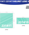 Clear Welding Lens Set For Miller Electric Helmets Impact And Spark Resistant Polycarbonate Shields size chart