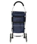 Heavy Duty 3 In 1 Folding Shopping Cart With 6 Wheels And 110 Lb Capacity Portable Hand Truck Waterproof Bag For Moving And Camping