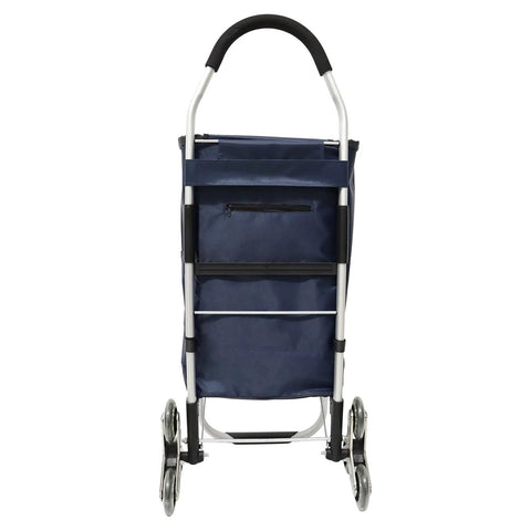 Heavy Duty 3 In 1 Folding Shopping Cart With 6 Wheels And 110 Lb Capacity Portable Hand Truck Waterproof Bag For Moving And Camping