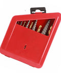 Grab This Awesome 10 Piece Screw Extractor Set With Drill Bits Left Hand Plated Alloy Steel Fastener Remover Kit For Damaged Screws Bolts Tough To Get Tools in red case